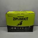 200 Feet Zip Line Kit for Kids and Adult Up to 330 lb - Updated Removable Design Trolley and Thickened Seat Rust Proof W/Safety Harness - Zipline Kits for Backyard (Green)