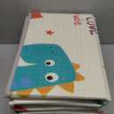 Baby Play Mat, 74 x 50 Inch Play Mat Perfect for Use Baby Playpen, Foldable Baby Foam Playmat for Floor, Portable Waterproof Activity PlayMats for Babies, Infants and Toddlers (Beige)