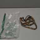 Dog Collar Leash Set, Leopard Pattern, Polyester Material, Adjustable Collar and 5ft Matching Leash, for Puppy Dogs.(XS, Brown Leopard)