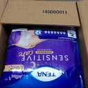 TENA Sensitive Care Overnight Incontinence Underwear for Women, Bladder Control and Postpartum, Extra Large, 56 Count (Waist Size 39in-52in)