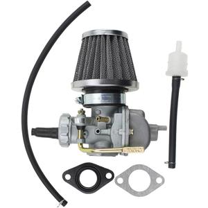 GOOFIT PZ16 Straight Head Carburetor with Air Filter Replacement for 50cc-125cc 4 Stroke ATVs CRF80 XR75 XR80 XR80R Dirt Bikes Go Kart