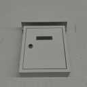 Serenelife Weatherproof Wall Mount Locking Mailbox Galvanized Steel Drop Box with Metal Flap for Mail Letters, Newspaper, Money Box, Decorative Mailboxes for Outside, Home Office, Businesses