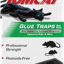 Tomcat Rat Trap with Immediate Grip Glue for Rats, Mice, Snakes, Cockroaches, Spiders, and Scorpions, Ready-To-Use, 2 Traps