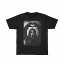 Retro Scary Ghost Love Hands Funny Horror Halloween Costume T-Shirt, Black, Size S/P