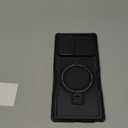 Magnetic Case for Samsung Galaxy Note 20 Ultra with Ring Stand [with Screen Protector] [Compatible with MagSafe Wireless Charging] Military Grade Shockproof Case with Slide Camera Cover, Black