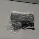 Netzu 3-in-1 Digital Clocks for Living Room with Temperature, Date & Time Display - 4 Levels Birghtness, 3 Volumes, Small & Compact Plug-in Alarm Clock for Bedroom, Office (Black)