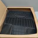 LASFIT Floor Mats for Honda Civic 2022-2025 2026 Sedan Hatchback Si (Include Sport), with&w/o USB Port | for Acura Integra 2023-2026, All Weather Car Floor Liners, 1st & 2nd Row, Black