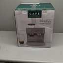 Caf Bellissimo Semi Automatic Espresso Machine + Milk Frother | WiFi Connected, Smart Kitchen Essentials | Built-In Bean Grinder, 15-Bar Pump & 95-Ounce Water Reservoir | Steel Silver