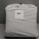 fani Heavy Duty Large Outdoor Indoor Entrance Black Doormat Waterproof Low Profile Entrance Rug Front Door Mat Patio Anti-Skid Rubber Back, 35x72 inch (Black)