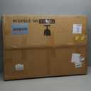 Modern Glass Coffee Table for Living Room, Small mid Century Coffee Table, Stylish Coffee Tables Suitable for Bedroom Living Room Reception Office TablesWalnut/TransparentSmall (Small 32.2 * 22.4 * 16in)