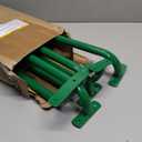 Zonon 6 Pcs Safety Playground Handles Swing Set Metal Monkey Bars Indoor Outdoor Swing Set Accessories Grab Playset Handles Grips Climbing Frame for Play House Jungle(17 Inch,Green)