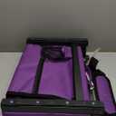 SPORT BEATS Stadium Seats with Back Support Bleacher Chairs with Back and Cushion Thick Padded Bleacher Seats Includes Shoulder Strap (Dark Purple)