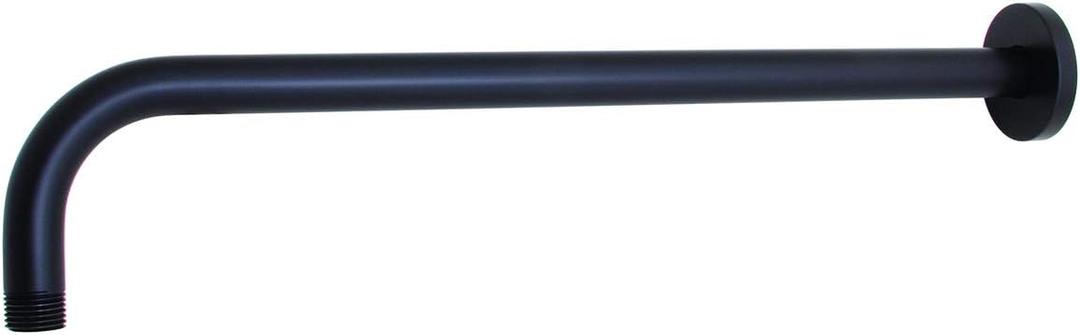 Speakman S-2570-MB 16-Inch Wall Mount Rain Shower Arm and Flange, Matte Black