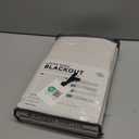 100% Blackout Shield Linen Blackout Curtains for Bedroom 84 Inches Long, Back Tab/Rod Pocket Living Room Drapes, Thermal Insulated Blackout Curtains 2 Panels Set, 50" W x 84" L, Cream