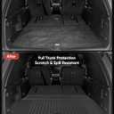Full Set Floor Mats for Chevy Traverse/GMC Acadia 2024 2025 2026(7 Seats)& for Buick Enclave 2025 2026, All Weather TPE Cargo Liner, Seat Back Mats & Door Sill Guards, Car Accessories for Chevrolet