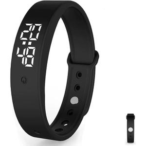 Silent Wake Up Wristband Alarm Clock for Men & Women, with Waterproof Design, Heavy Sleepers Bands, for Silent Alarm at Home Travel