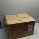 Armen Living LCCASWBAGRB201 Caf Adjustable Barstool in Grey Faux Leather and Brushed Stainless Steel Finish, Gray/Walnut, 31.5" x 19.29" x 17"