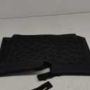 All Weather Mat for Wrangler Deluxe 4 Seater Stroller Wagon,Myvikcar Insert Floor Protect Pad 31.5x22 Inch(Black)