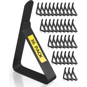 36 Pack Tablecloth Clips - Heavy Duty Picnic Table Clip, Stainless Steel Table Cloth Cover Clamps, Table Cloth Holders Ideal for Restaurant Marquees