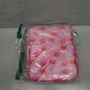 PackIt Freezable Classic Lunch Box, Sweet Strawberry, Built with ECOFREEZE Technology, Collapsible, Reusable, Zip Closure With Zip Front Pocket and Buckle Handle, Designed for Fresh Lunch On the Go