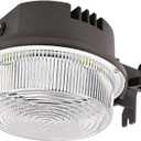 LED Barn Light 70W, Dusk to Dawn Outdoor Light with Photocell, LED Yard Area Light 5000K Daylight 10,500lm 700W MH/HPS Replacement, AC100-277V IP65 Waterproof for Farmhouse Garage, ETL Listed