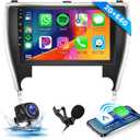 [2G+64G] Android Car Stereo for Toyota Camry 2015 2016 2017 Head Unit, Wireless Carplay Android Auto Mirror Link, 10.1 Inch Touch Screen Car Radio GPS,Bluetooth, WiFi, FM RDS Radio,BT/SWC/DSP