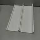 Boswillon Floating Shelves Wall Mounted Set of 2, Modern White Shelves for Bedroom, Nursery Shelves with Lip, Display Picture Ledge Shelf for Wall Decor Living Room Bathroom Kitchen - White