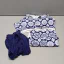 Aleumdr Womens Athletic 3 Piece Tankini Swimsuits with Shorts Swim Tank Tops with Sports Bra and Boyshorts Bathing Suits (X-Large, Blue)