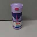 THERMOS FUNTAINER Water Bottle with Straw - 12 Ounce - Kids Stainless Steel Vacuum Insulated Water Bottle with Lid, Cool Caticorns