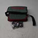 SUNNY BIRD 12L Large Insulated Lunch Bag, Foldable Lunch Cooler Box for Women Adult and Men, Fits 18 Cans (Green with Boho Strap)