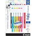 PILOT Pen 11452 FriXion Fineliner Erasable Marker Pens, Fine Point, Assorted Color Inks, 12 Count-Pack