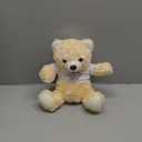 Meooeck Bear Plush Stuffed Animal Sympathy Gift with a Bear Hug Sign Clothing Hug Gift for Condolences Memorial Comfort Loss of Loved One(Beige, White)