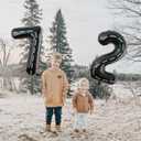 3 x Race Car 4 Balloon, Number Balloons 40 Inch, 4th Black Party Decorations, Racecar Birthday Decorations Four Large Numbers for Party Decor, Number 4 Balloon