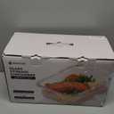 10-Pack Glass Food Storage Containers with Tempered Lids  Borosilicate, Airtight, Oven-Safe (-4F~950F), BPA-Free, 4.4 & 1.6 Cup, Leak-Proof, Dishwasher Safe (Blue)