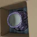Sunddo Purple Ceramic Vase, Large Round