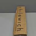 Chilewich Bamboo Placemats Set of 4 - Woven Oval Placemats - Reusable, Stain-Resistant, Indoor/Outdoor Tabletop Protection - 19" x 14" - Chalk