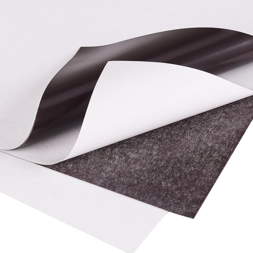 Mr. Pen- Adhesive Magnetic Sheets, 4" x 6", 3 Pack, Magnetic Sheet, Magnet Sheets with Adhesive, Magnet Sheet, Magnetic Sheets with Adhesive Backing, Magnetic Paper, Magnet Paper Sheets
