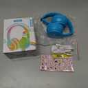 MIDOLA Kids Bluetooth Headphones 68H Play Time,Volume Limit 85/94dB, Foldable Lightweight Wireless Over-Ear Headphone for Kid Toddler Child Pad Tablet,Headsets with Built-in Mic, Blue