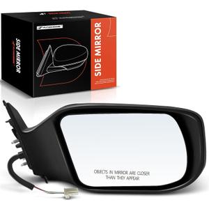 A-Premium Right Passenger Side Power Door Mirror - Compatible with Nissan Altima 2013 2014 2015 2016 2017 2018 Sedan - Non-Heated Non-Folding Black Outside Rear View Mirror - Replace# 963013TH0A