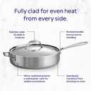 Tramontina Signature Tri-Ply Clad Stainless Steel 6-Quart Saute Pan
