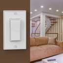 AIDA 20 Pack 3 Way Decorator Switch White, Electric Switches, Light Switch 15Amp, 120/277 Volt, 3 Way Rocker Switch, Wall Replacement, Self-Grounding, Residential Grade, UL Listed