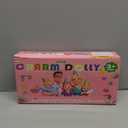 Dolls Family Playset with Baby Stroller Set- 6 People, Pets & Accessories for 3-12 Years Old | Toddler Gift with Pregnant Mom, Dad, 3 Kids, Dogs, and Interactive Play