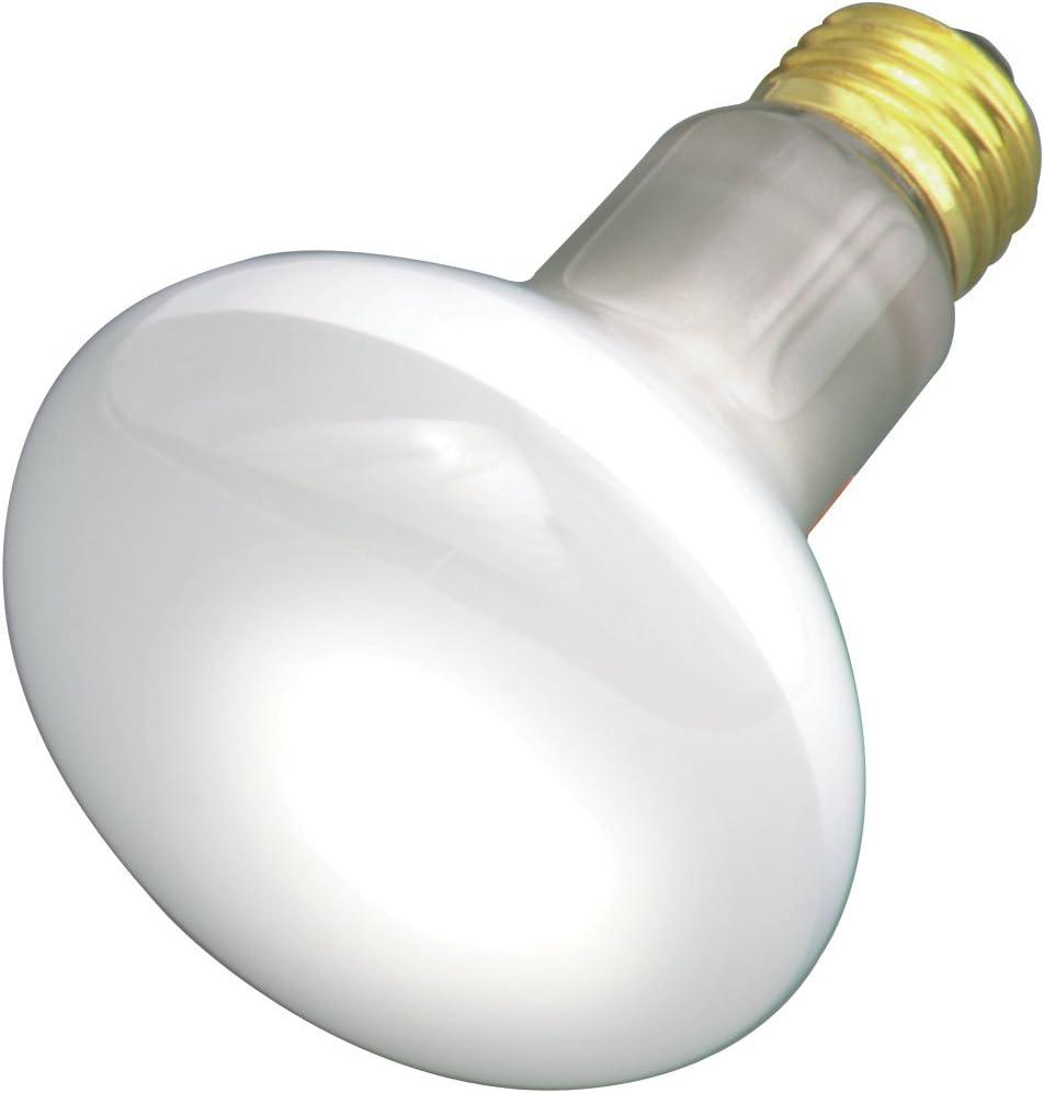 Satco S3210 120V Medium Base 30-Watt R20 Light Bulb, Frosted