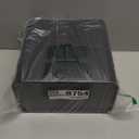 Veelesa Small Bathroom Trash Can 2.4 Gallon Wastebasket, Slim Metal Garbage Can Matte Black Stainless Steel Trash Bin for Bedroom, Office, Kitchen, Toilet, Rv, Near Desk, Under Sink