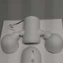 Google Nest Cam with Floodlight - Outdoor Camera - Floodlight Security Camera, White, 1 Count (Pack of 1)