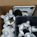 Hydroponics Growing System,Vertical Indoor Garden Planter,30 Plants Hydroponic Germination Kit for Gardening Lover (White)