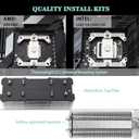 Thermalright Assassin X 120R SE V2 CPU Cooler, 46mm Heat Pipes, 1550RPM Speed 120mm RGB PWM Quiet Fan CPU Cooler with S-FDB Bearing, for AMD AM4 AM5/Intel 1700/1150/1151/1200/1851