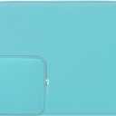 RAINYEAR 14 Inch Laptop Sleeve Case Protective Soft Padded Zipper Cover Carrying Computer Bag with Accessories Pouch, Compatible with 14" Notebook Tablet Chromebook (Blue)