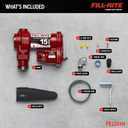 Fill-Rite FR1204H 12 V 15 GPM Fuel Transfer Pump (Pump Only Model) | Gasoline, Diesel, Kerosene, Ethanol Blends, Methanol Blends, & Biodiesel
