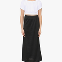 Loxdonz Girls Casual High Waist Maxi Skirt Kids Long Summer Skirts, L